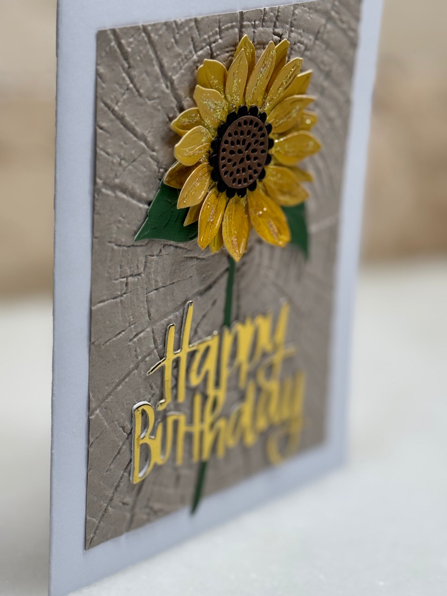 HB Sunflower on Wood