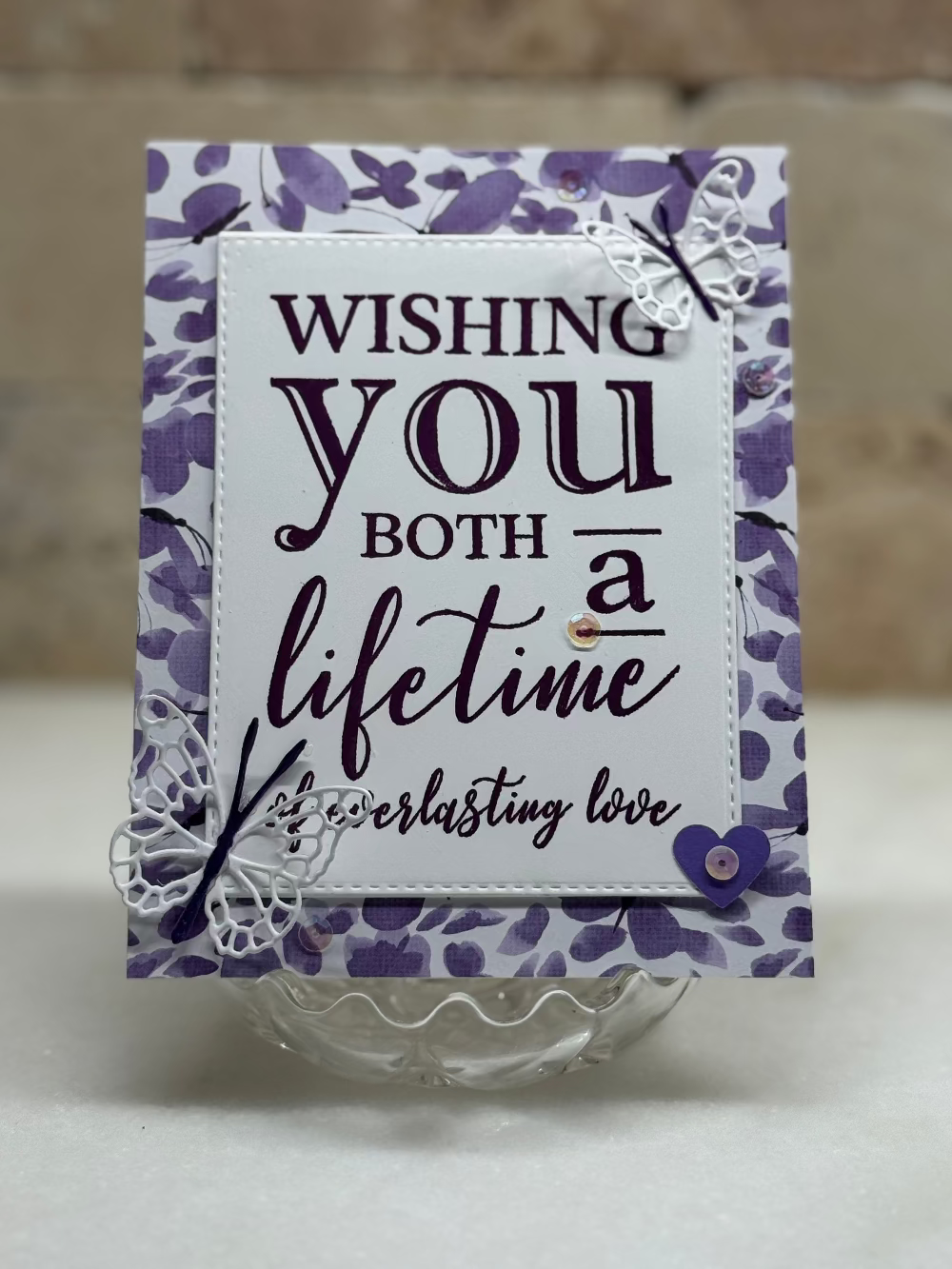 Wishing Both Purple Butterflies
