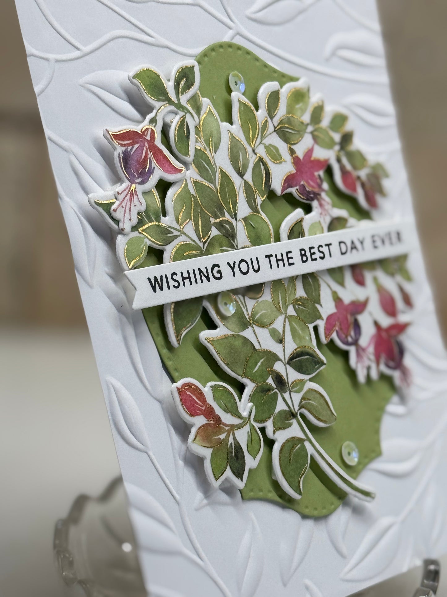Wishing You the Best Day Ever Fuschias
