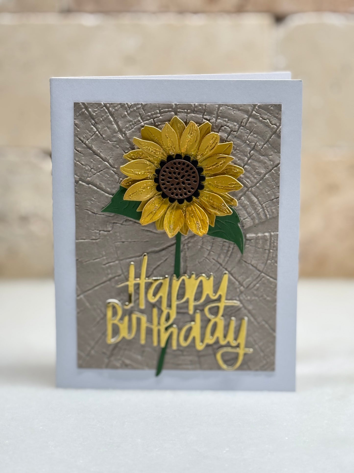 HB Sunflower on Wood