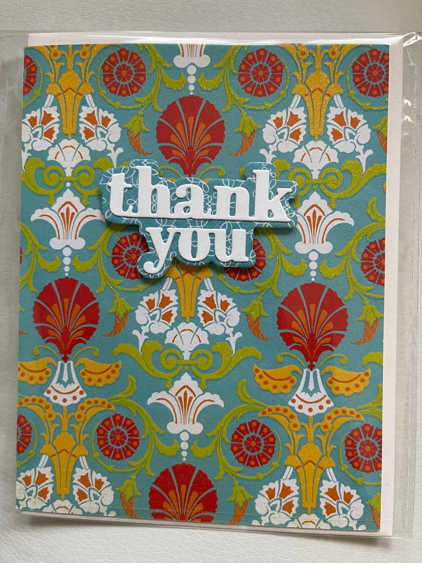 Thank You, (blue, green, orange)